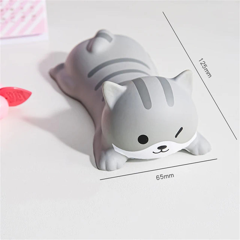 Cat Mouse Pad With Wrist Rest Coffee Cat Keyboard Wrist Rest Cute Desk  Decor - RegisBox